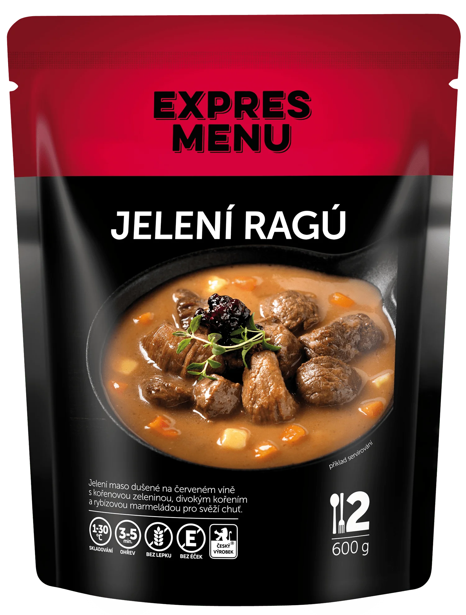 EXPRES MENU Jelení ragú 600 g (1 porce)