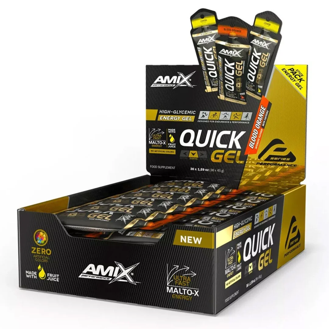 Amix Nutrition Quick Gel 45g - krvavý pomeranč