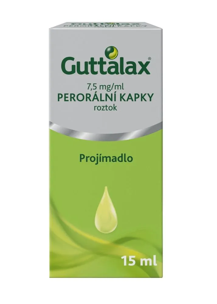 Guttalax 7,5 mg/ml kapky 15 ml