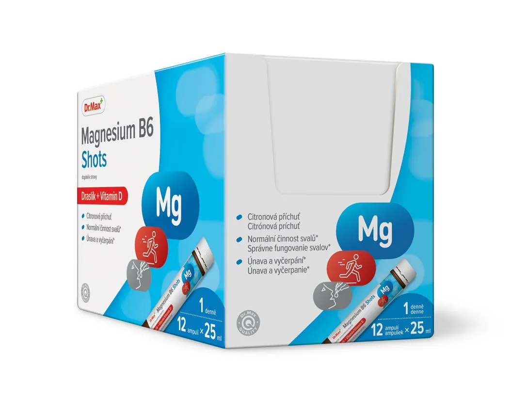 Dr. Max Magnesium B6 Shots 12x25 ml