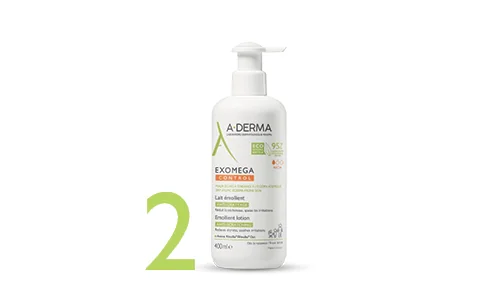 A-Derma Exomega Control Emolienční mléko pro suchou kůži se sklonem k atopii 400 ml A-Derma Exomega Control Emolienční mléko pro suchou kůži se sklonem k atopii 400 ml