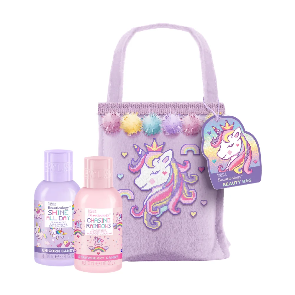 Baylis & Harding Dárková sada péče o tělo v taštičce Unicorn 2 ks