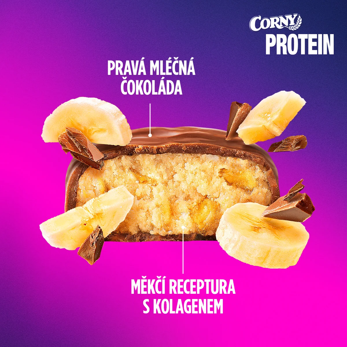 Corny Protein 30% banán 50 g