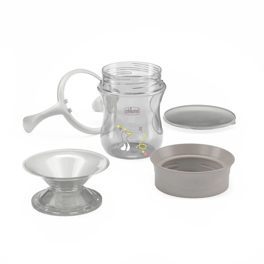 Chicco Hrneček 360 Perfect X s držadly 12m+ 200 ml grey