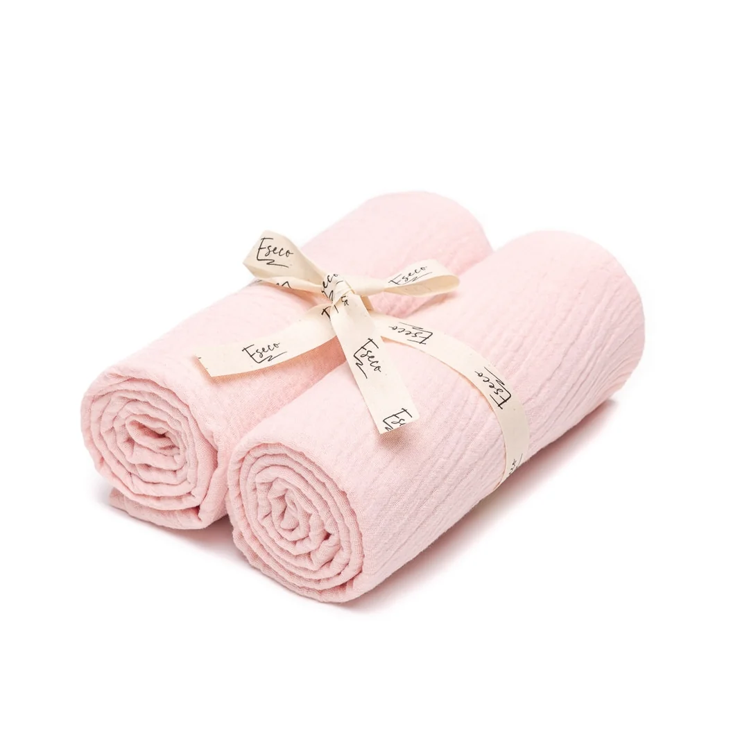 ESECO BIO Mušelínové pleny Pink