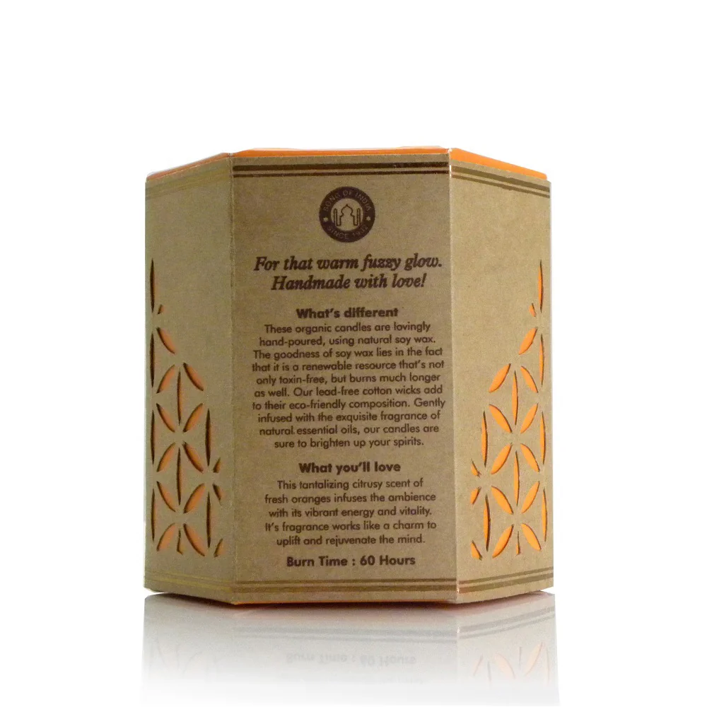 Song of India Vonná svíčka Organic Goodness - Nagpuri Narangi Orange