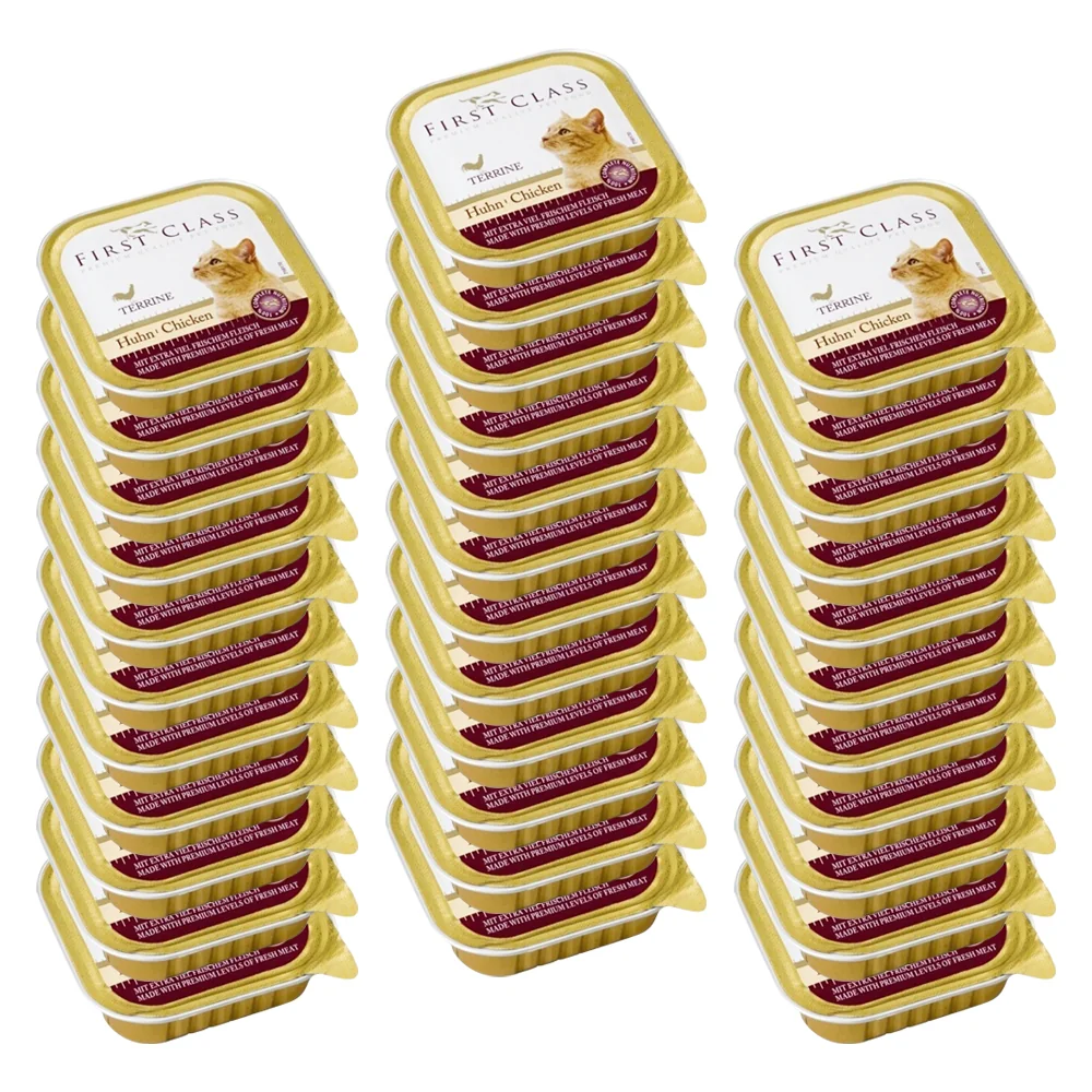 Akinu FIRST CLASS Drůbeží paštika pro kočky 34 x 100 g 