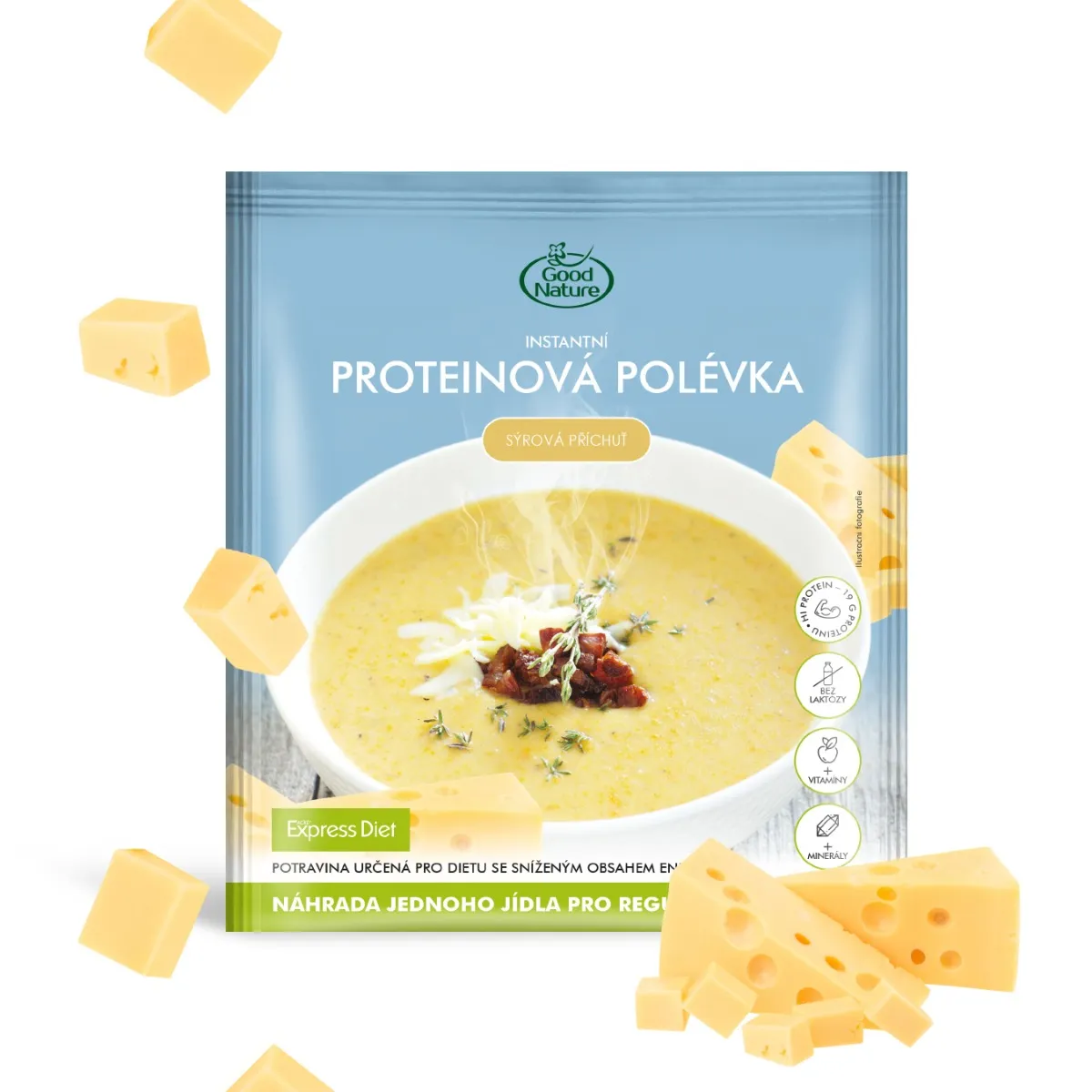 Express Diet Proteinová polévka sýrová