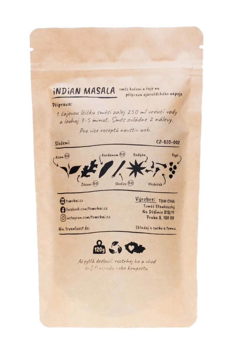 TOMCHAi Indian Masala Assam 120 g