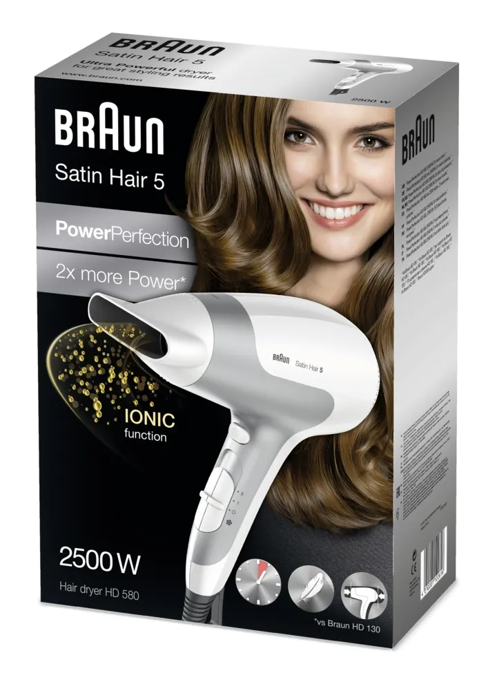 Braun Satin Hair 5 HD 580 vysoušeč vlasů