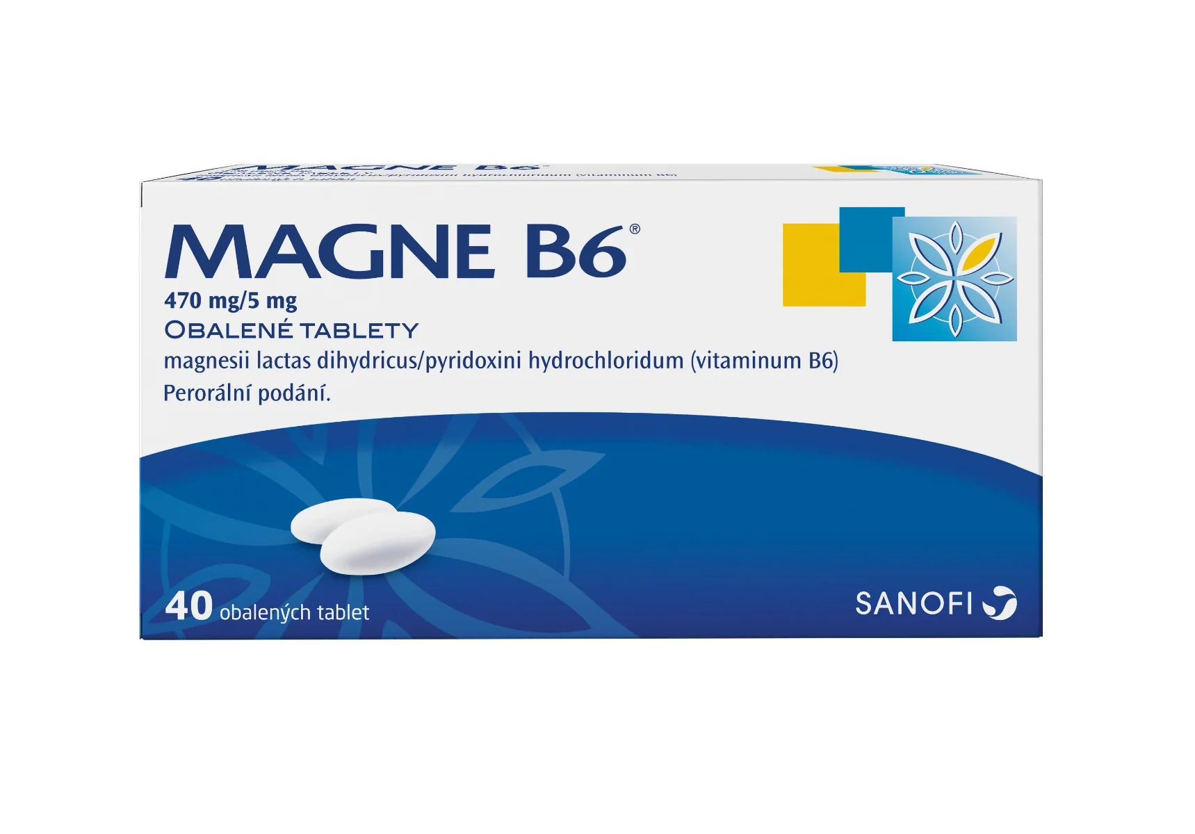 Magne B6 470 mg/5 mg 40 tablet