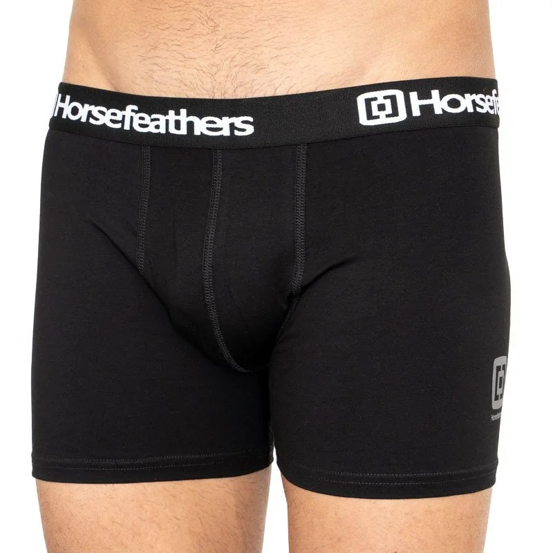 Horsefeathers 3PACK pánské boxerky černé (AM067A) XL