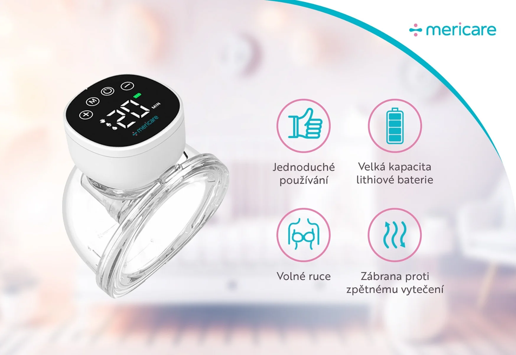 Mericare MY-376 Hands-Free elektrická odsávačka mateřského mléka