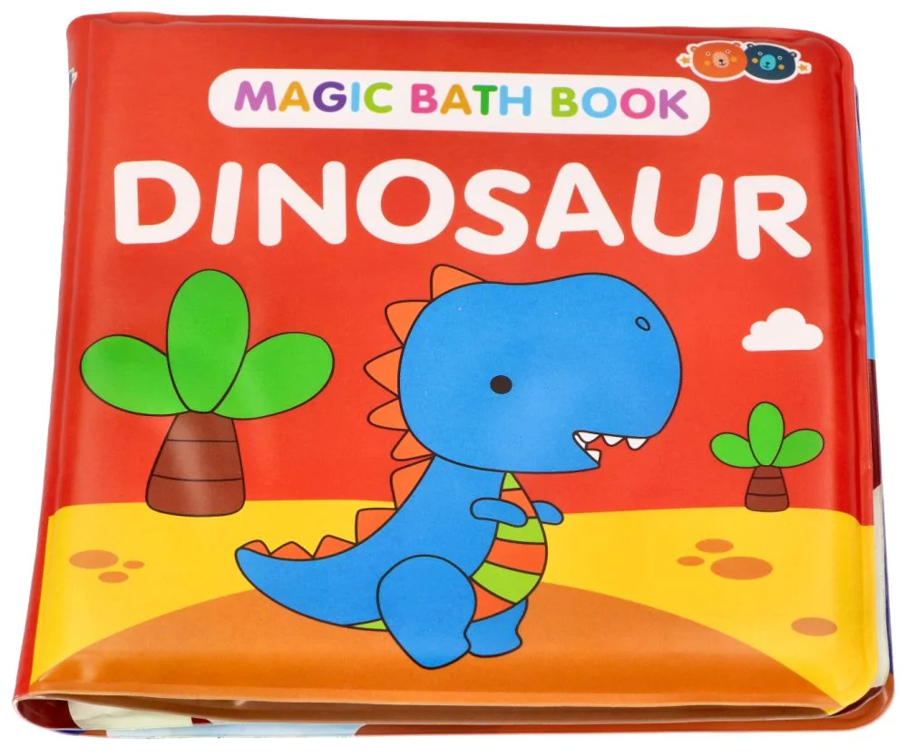 Barney&Buddy Kouzelná knížka do vany  - Dinosaurus - červená