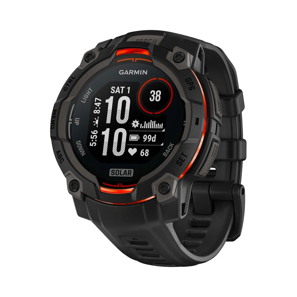 Garmin Instinct 3 Solar 45 mm chytré hodinky Black