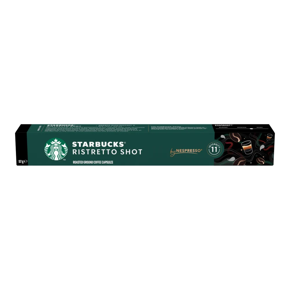 STARBUCKS Ristretto shot Dark roast by Nespresso kávové kapsle 10 ks