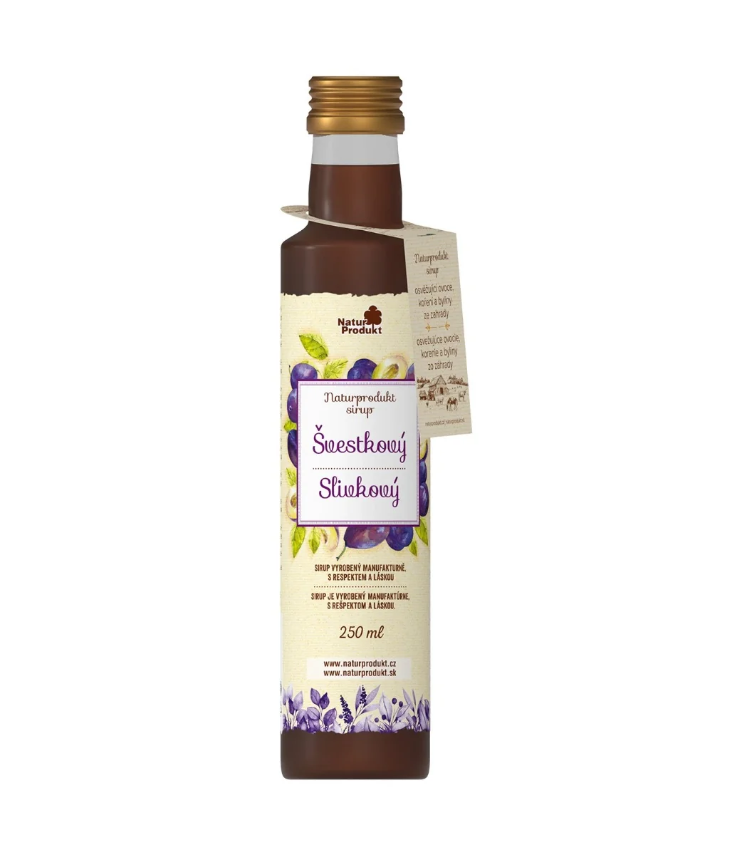 Naturprodukt sirup Švestkový 250 ml