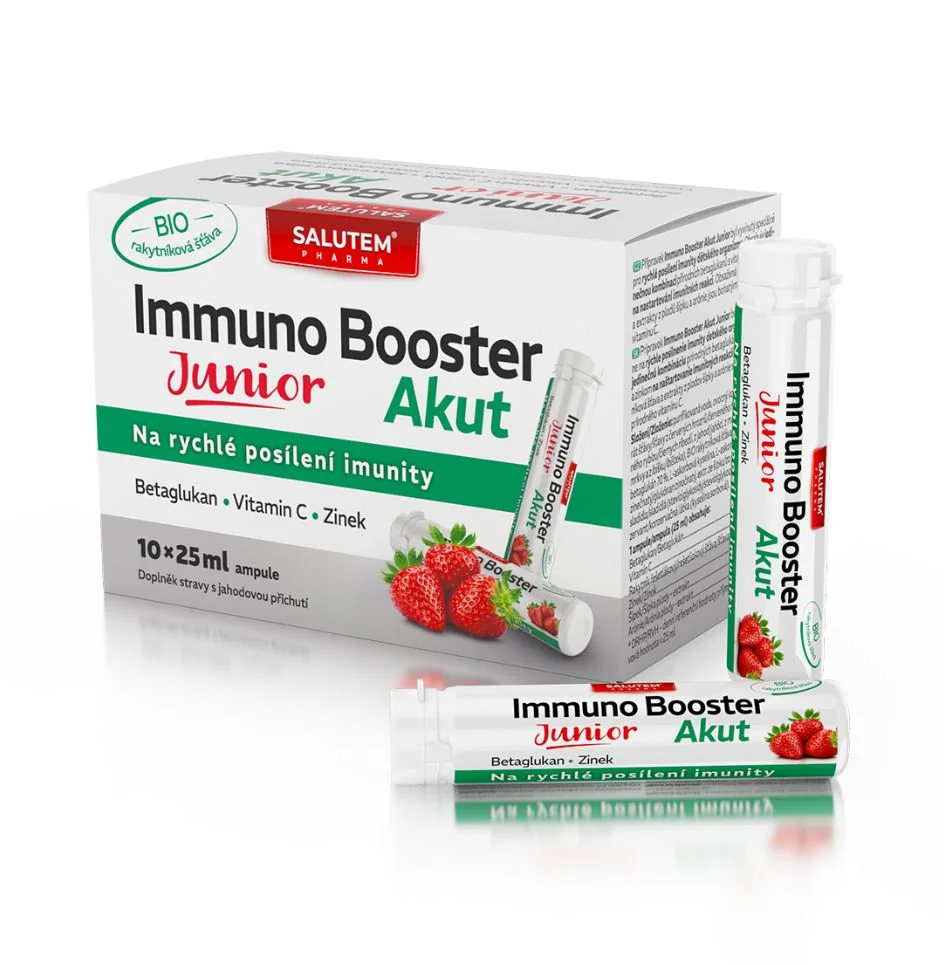 Salutem Immuno Booster Akut Junior 10x25 ml jahoda