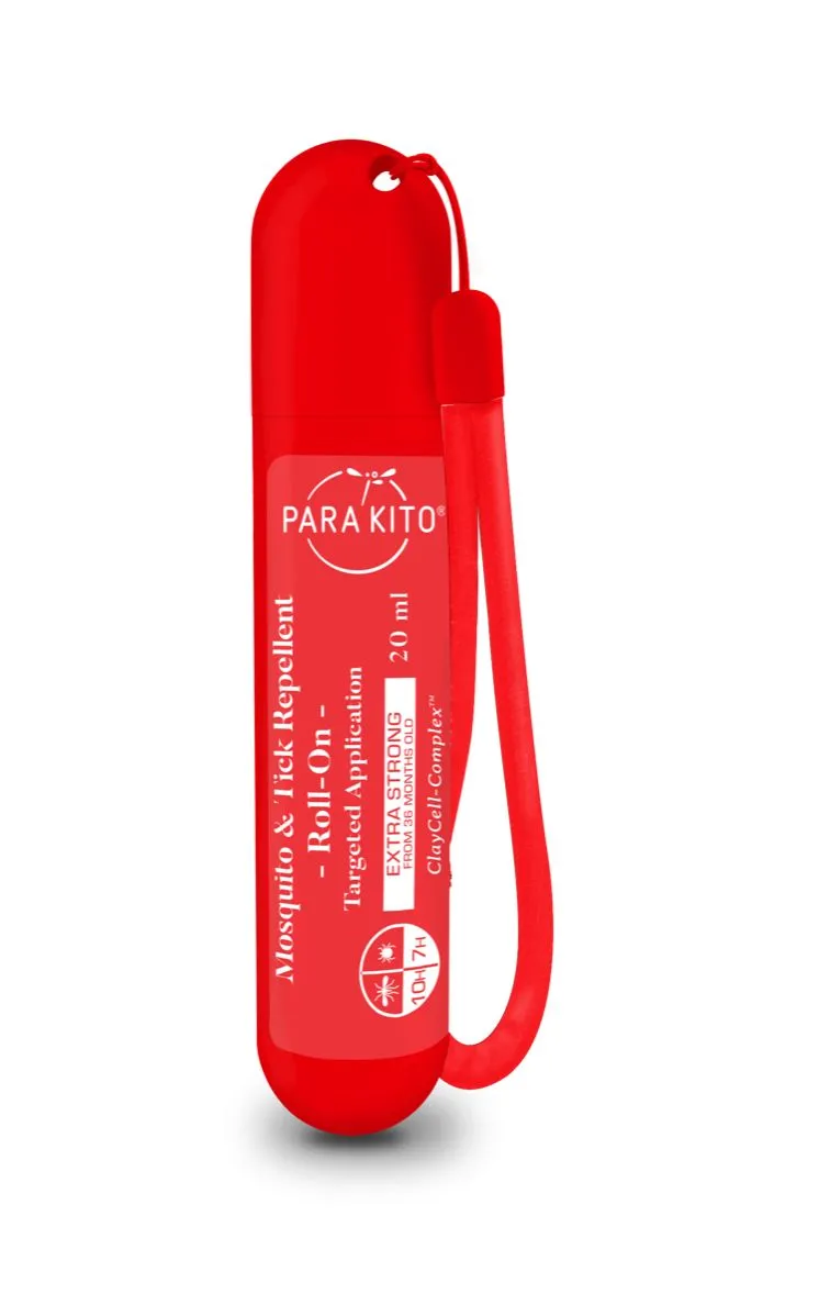 PARAKITO Roll-on pro EXTRA silnou ochranu proti komárům a klíšťatům 20 ml