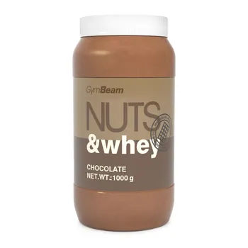 GymBeam Proteinové arašídové máslo Nuts & Whey chocolate 1000 g