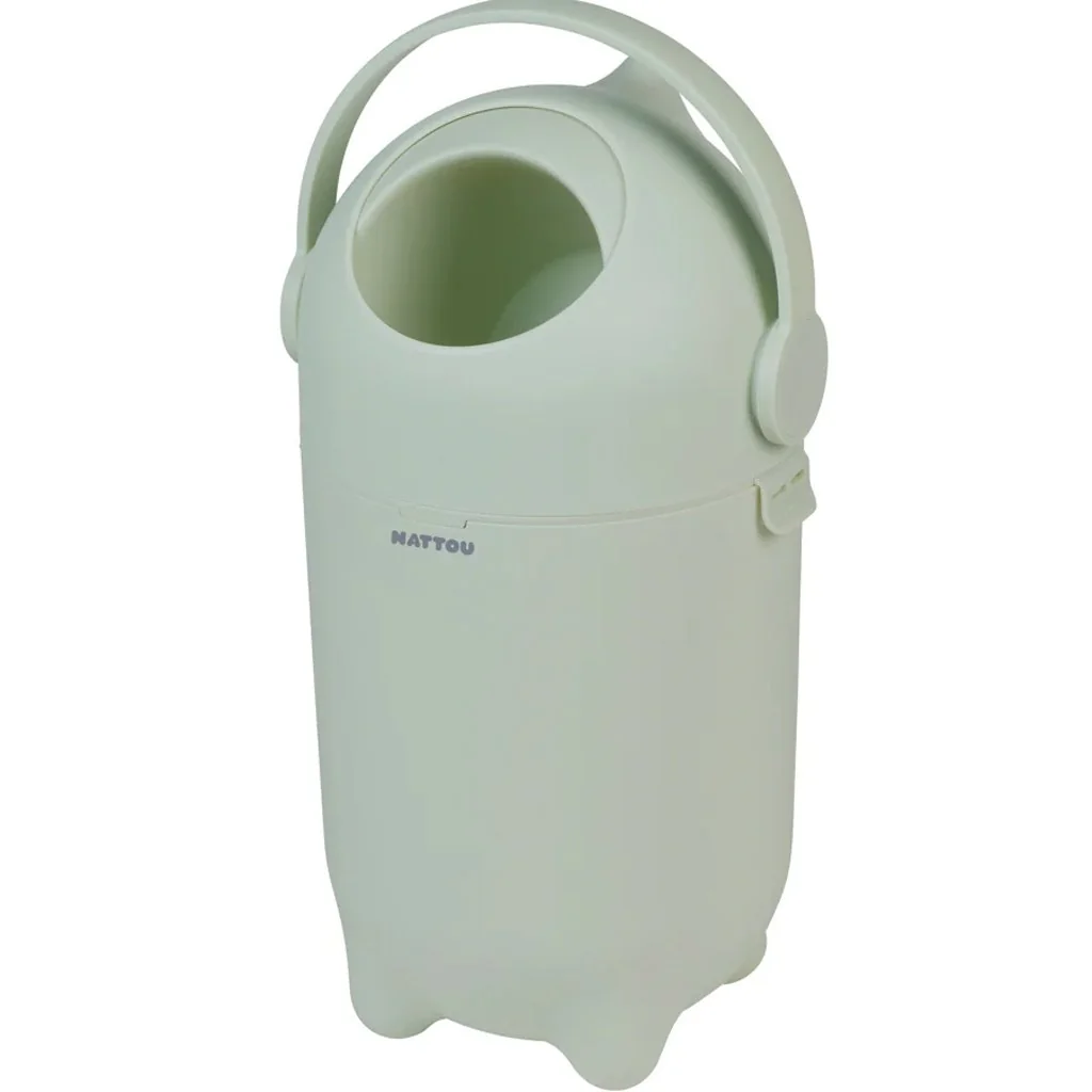 Nattou Koš na pleny Dropy Green 27 cm, 20l