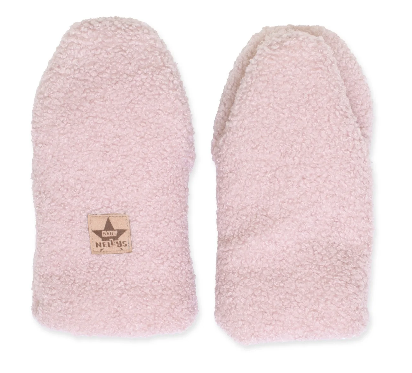 Baby Nellys Rukávník ke kočárku Beránek exclusiv, pudrově růžový