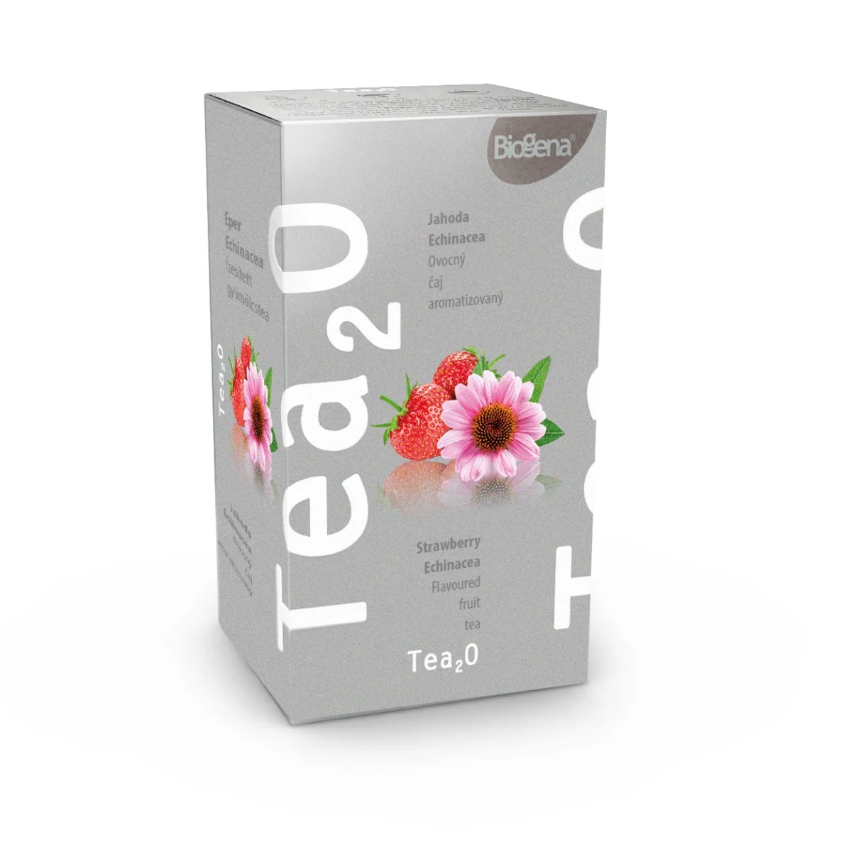 Biogena Tea2O Jahoda & Echinacea porcovaný čaj 20x2,3 g