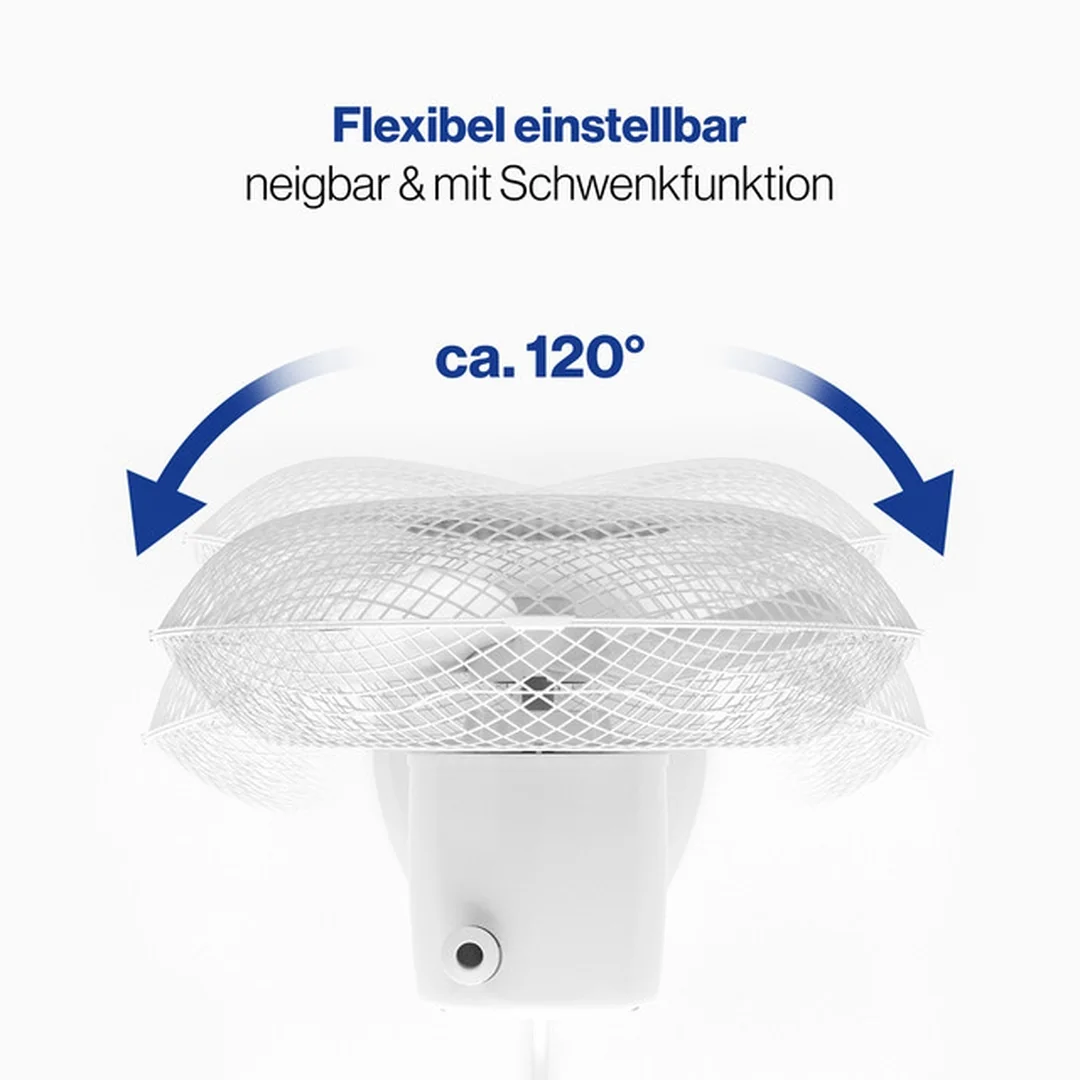 CLATRONIC VL 3601 WH stolní ventilátor 23cm bílý