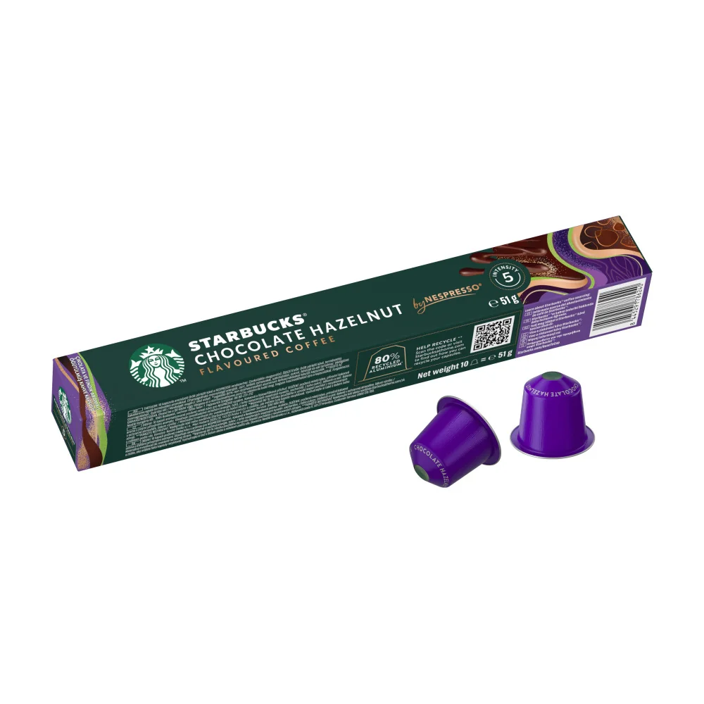 STARBUCKS Chocolate hazelnut Blonde roast by Nespresso kávové kapsle 10 ks