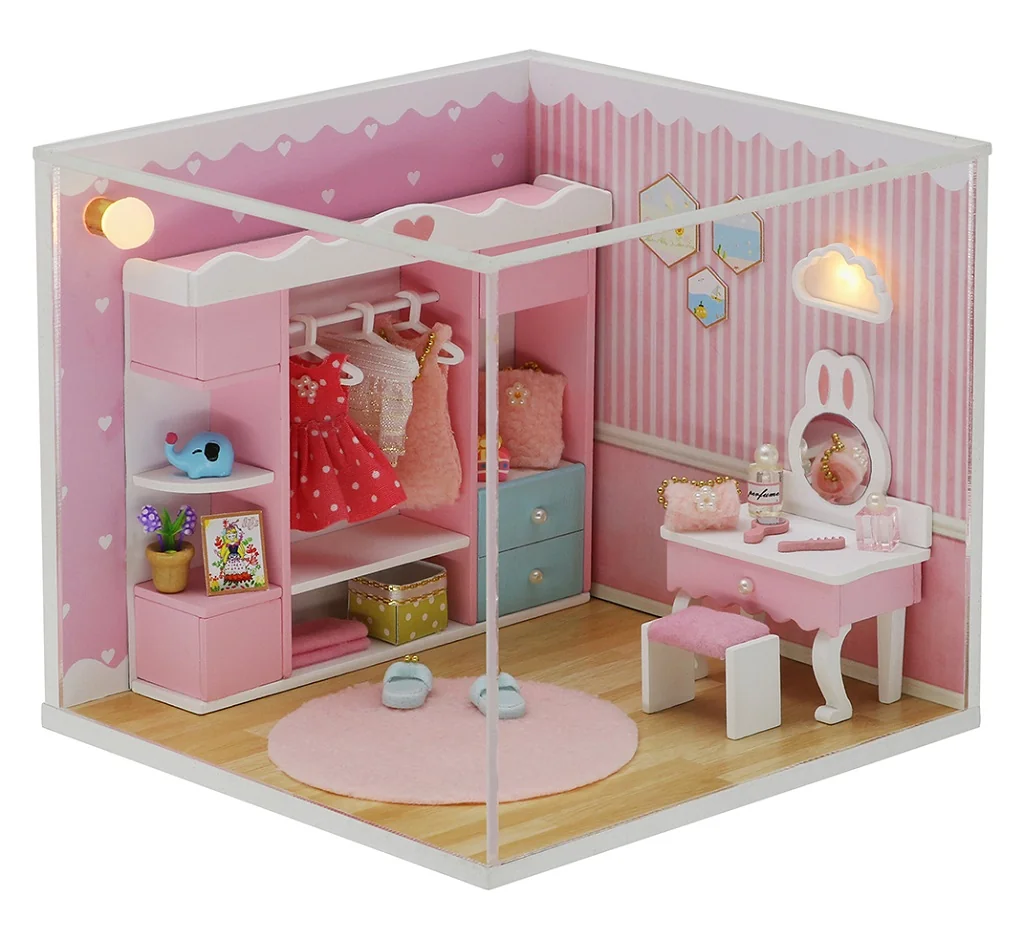 2Kids Toys Miniatura domečku Roztomilá šatna