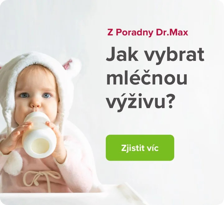 Z poradny Dr. Max. Jak vybrat kojenecké mléko Z poradny Dr. Max. Jak vybrat kojenecké mléko