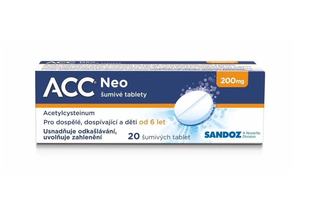 ACC NEO 200 mg 20 šumivých tablet