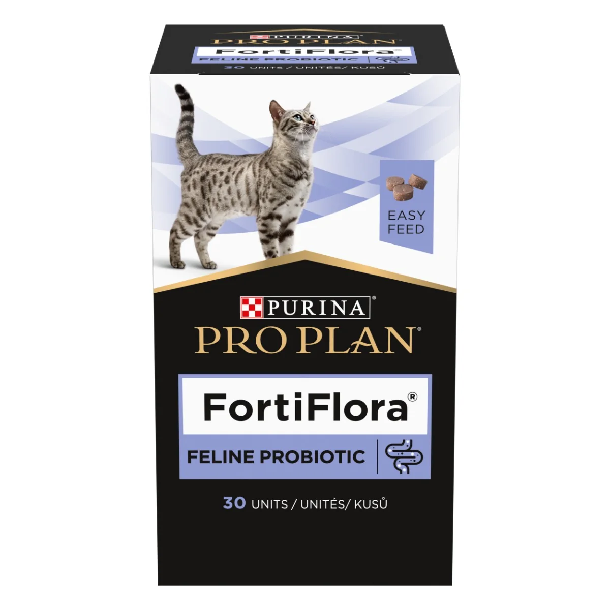 Purina Pro Plan FortiFlora probiotikum pro kočky žvýkací tablety 30 ks