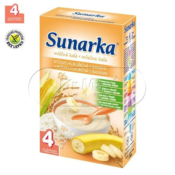 Sunarka rýžovo kukuřičná s banány 250g