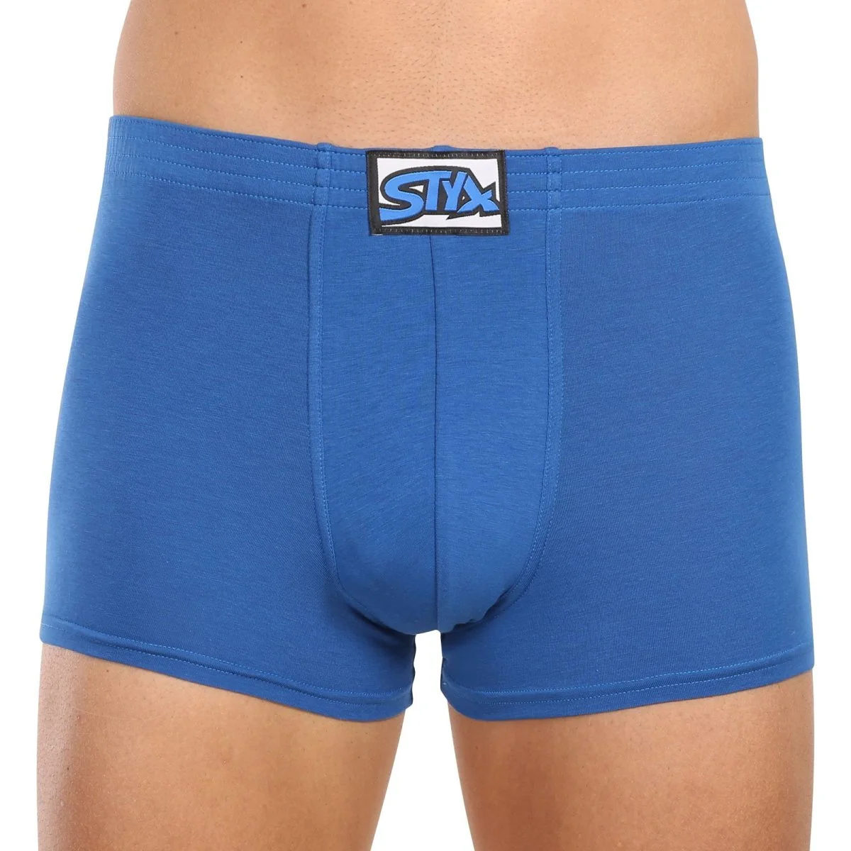Styx 3PACK pánské boxerky klasická guma modré (3Q1167) M