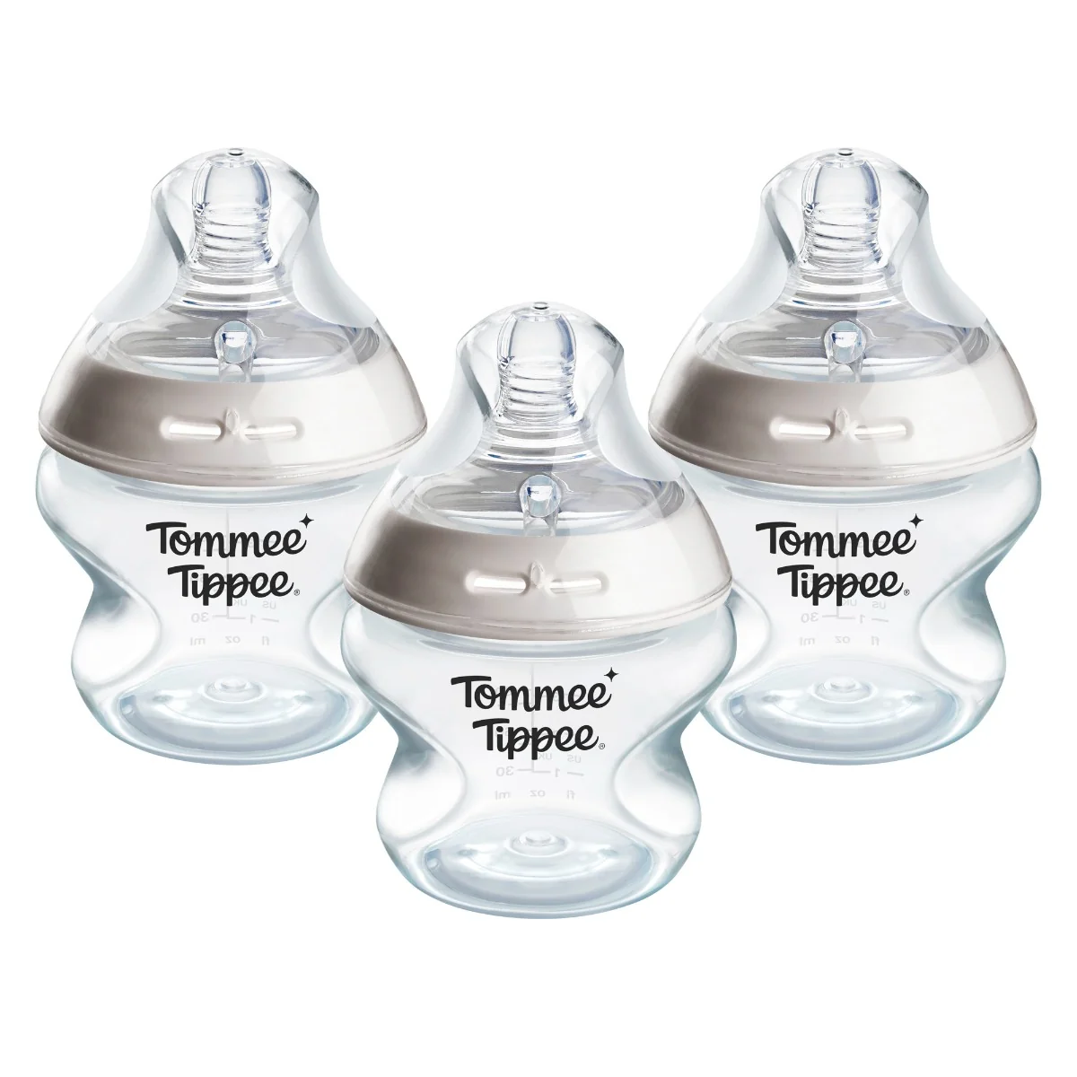 Tommee Tippee Natural Start Samosterilizační kojenecká lahev s Anti-Colic savičkou Pomalý průtok 0m+ 150 ml 3 ks