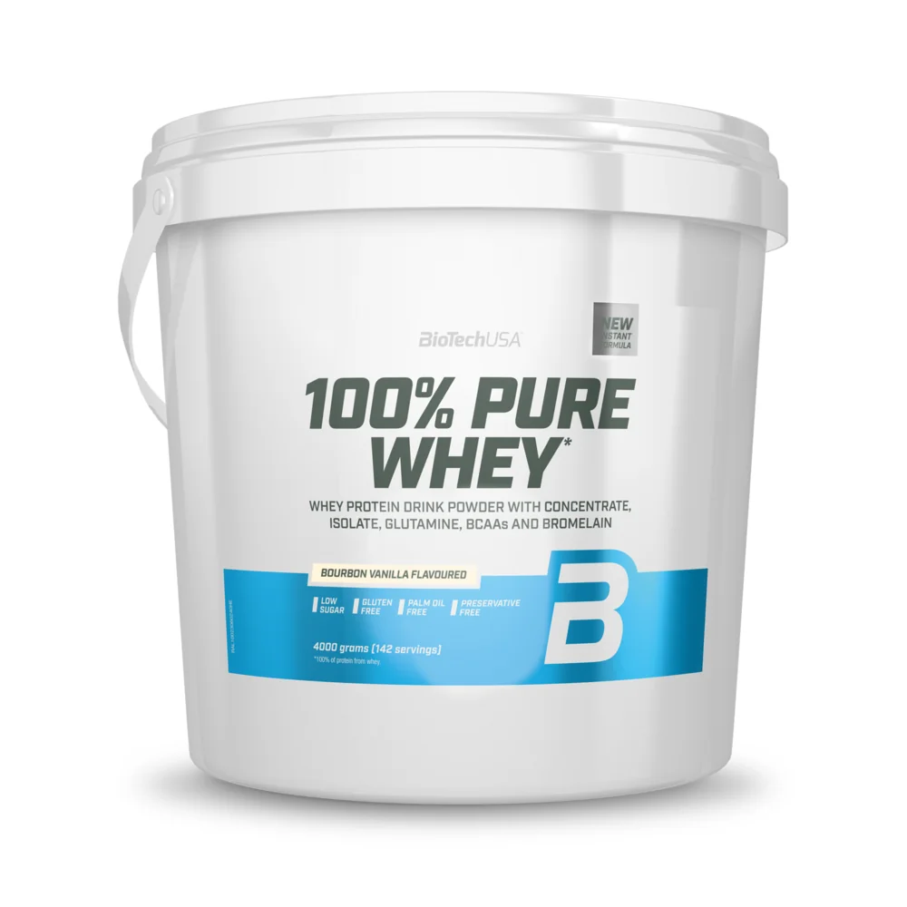 BioTech USA 100% Pure Whey 4000 g bourbon vanilka