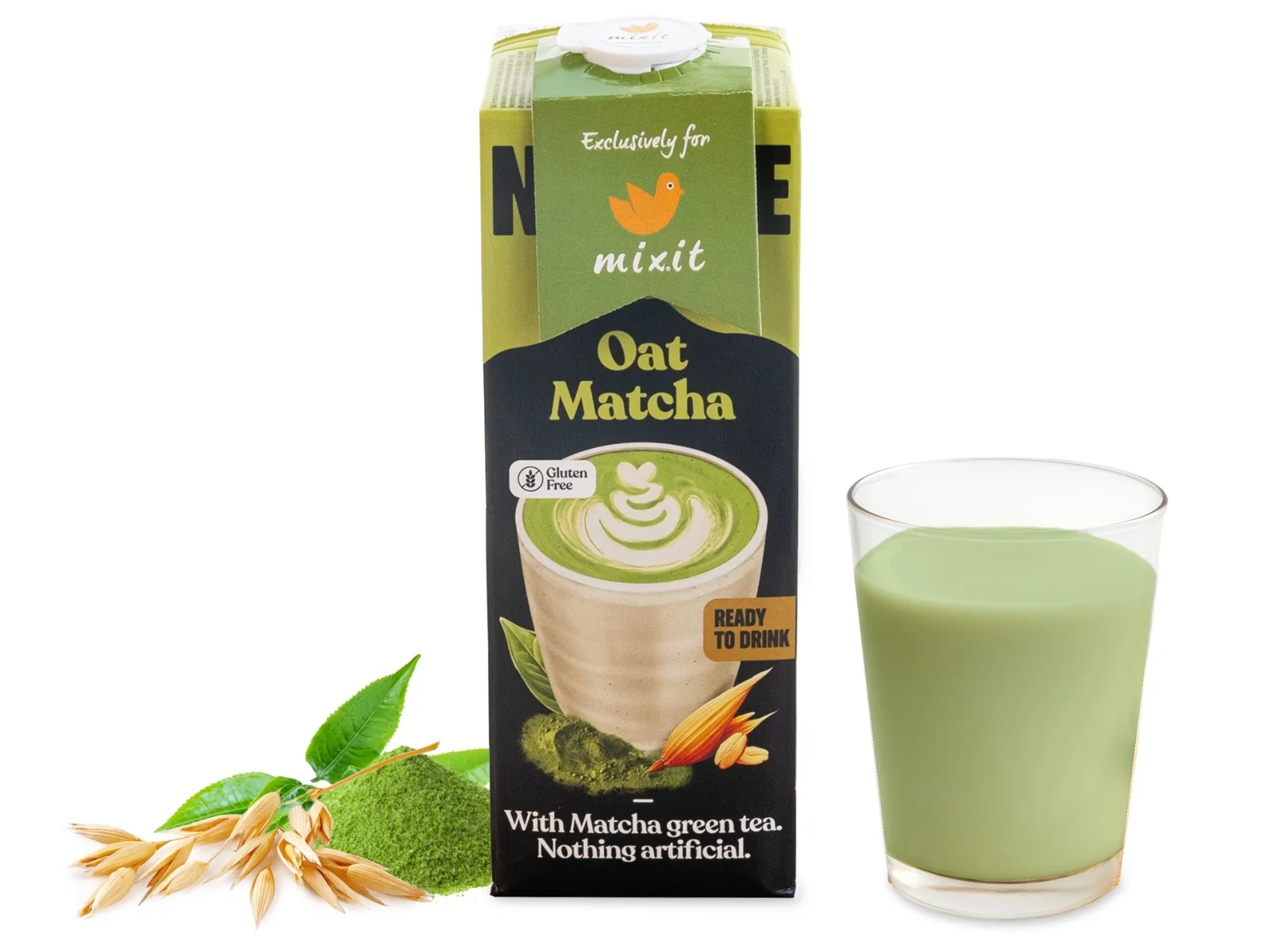 Mixit Ovesný nápoj Matcha 1000 ml