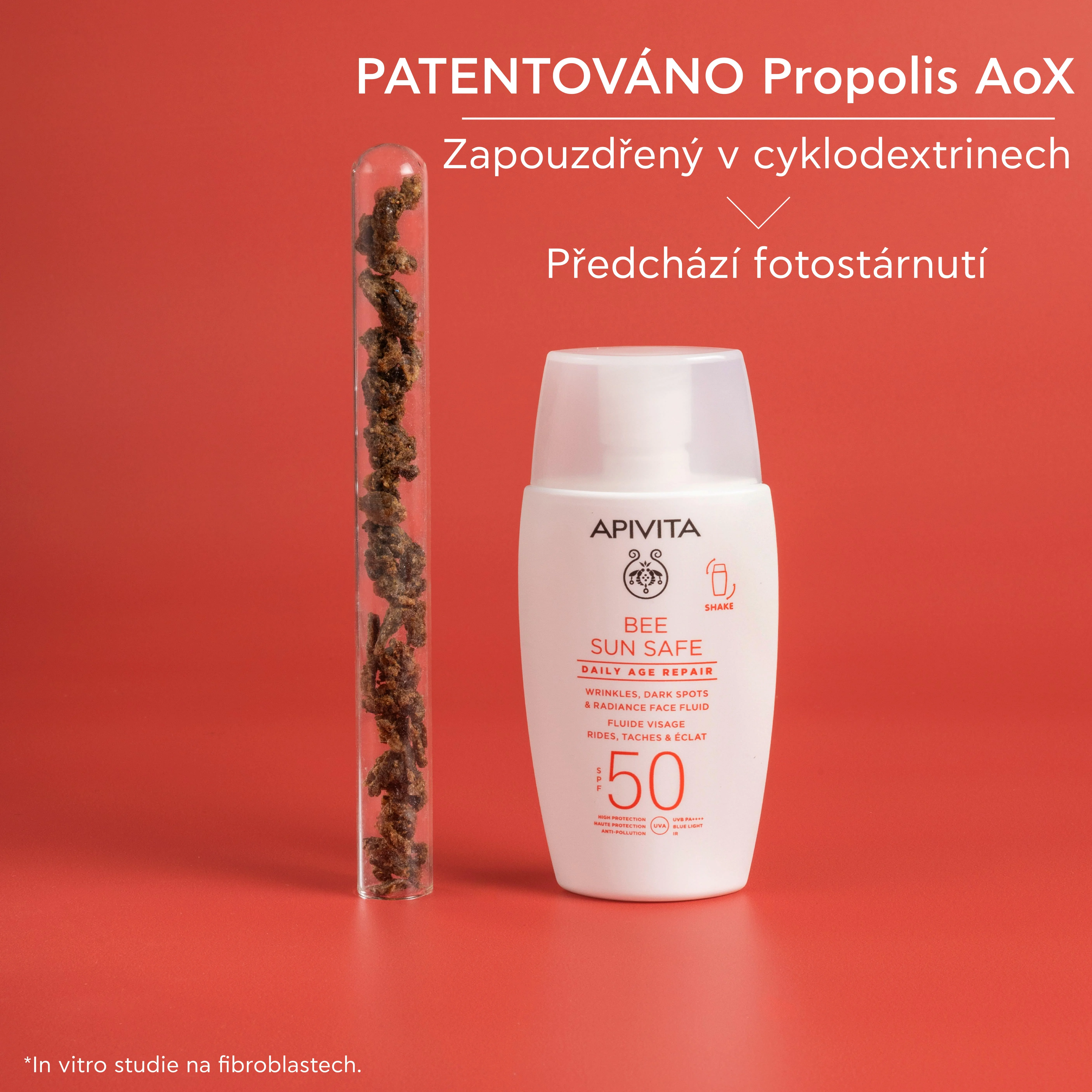 APIVITA Bee Sun Safe Daily Age Repair SPF50 pleťový fluid 50 ml