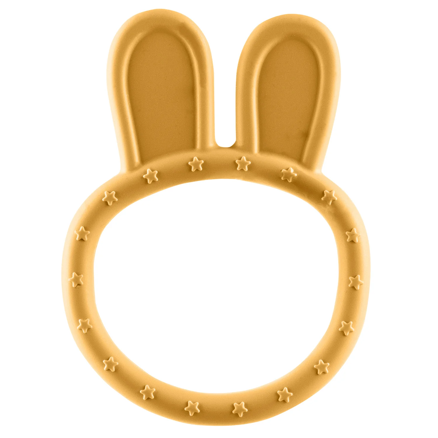 Zopa Silikonové kousátko Rabbit, Mustard Yellow 1