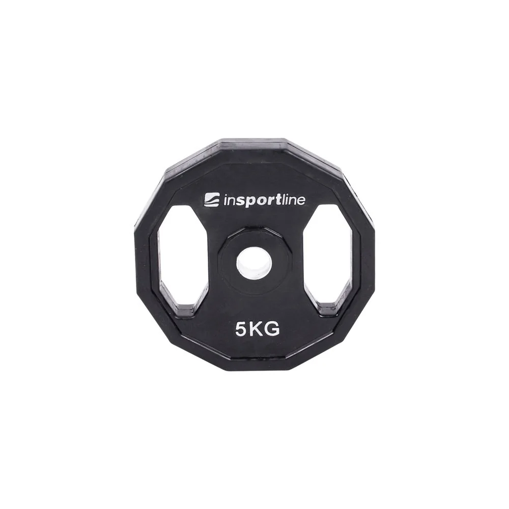 inSPORTline Pogumovaný kotouč  Ruberton 5 kg 30 mm