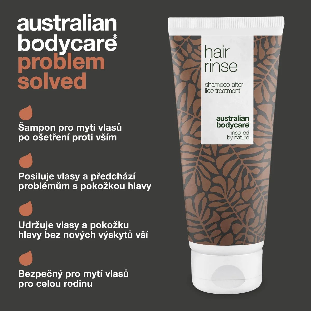 Australian Bodycare Hair Rinse preventivní odvšivovací šampon 200 ml