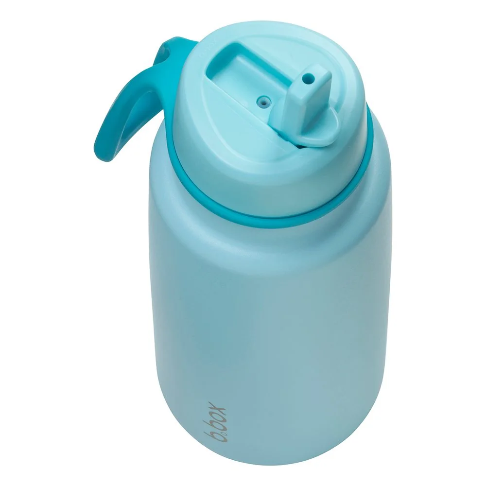 B.BOX Nerezová termolahev s brčkem 1l - lagoon