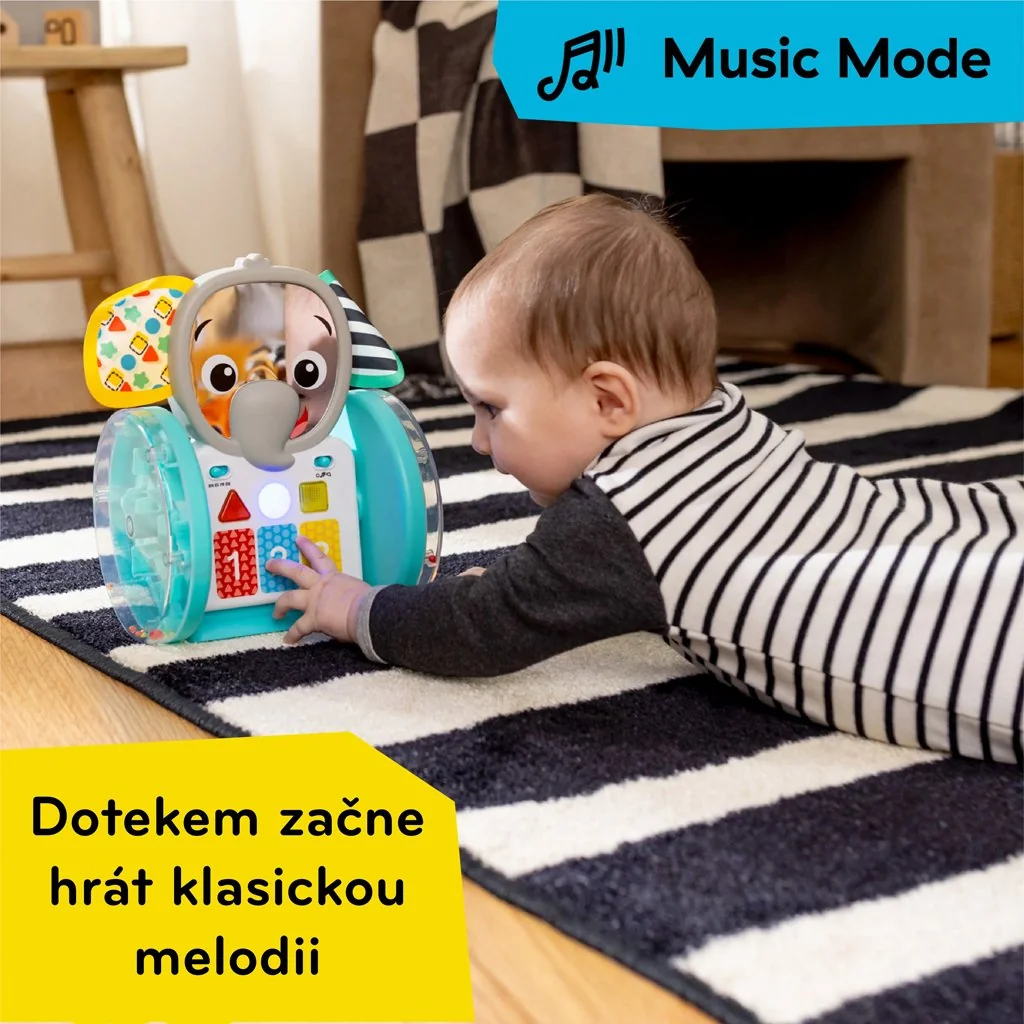 Baby Einstein Hračka hudební interaktivní Chase & Tap Earl™ 6m+