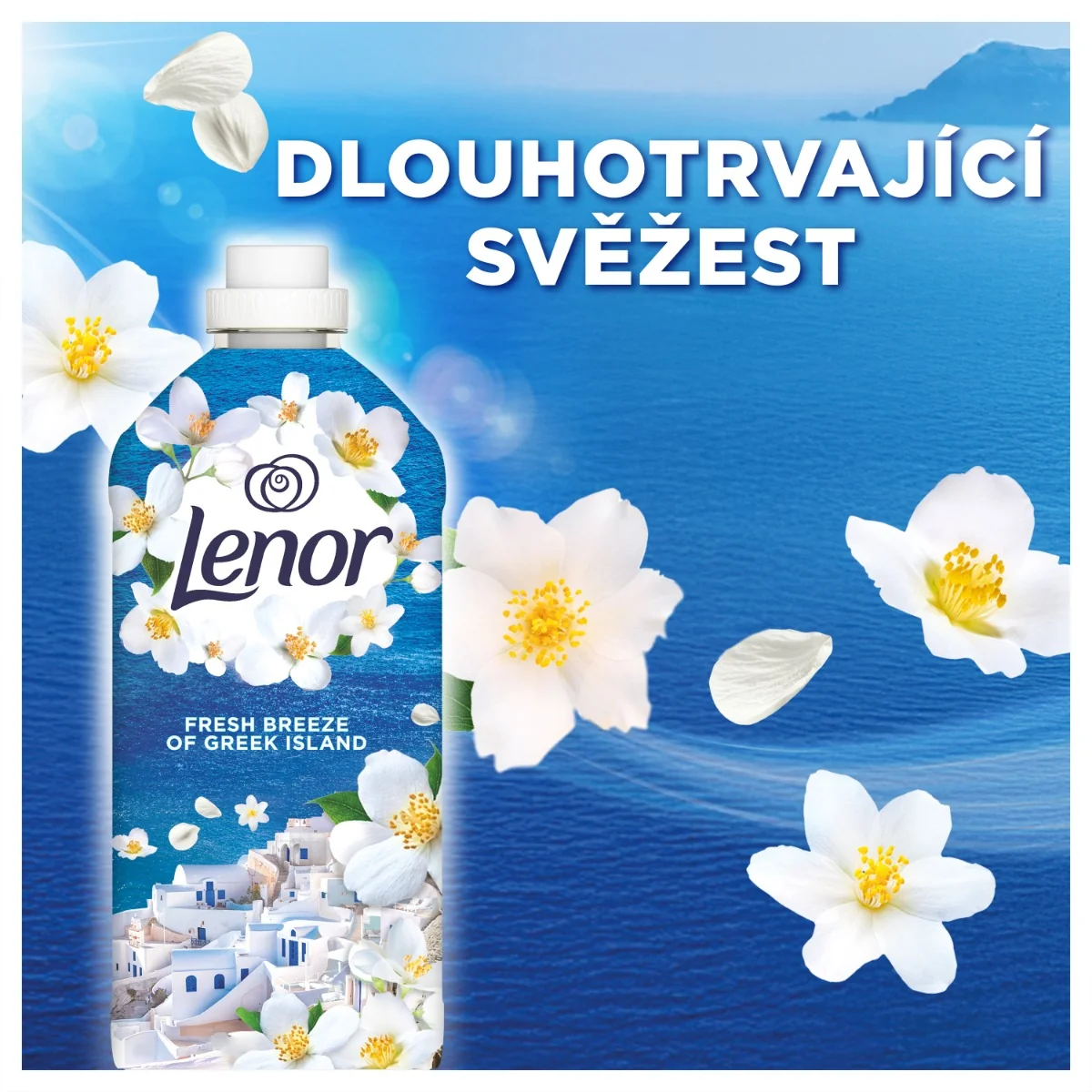Lenor Aviváž Fresh Breeze Of Greek Island 1176 ml 56 praní