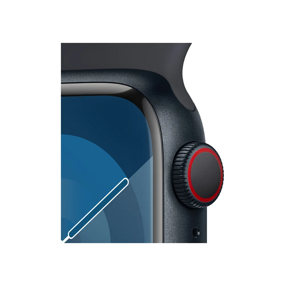 Apple Watch S9 Cellular 41 mm sport band M/L smart hodinky Midnight