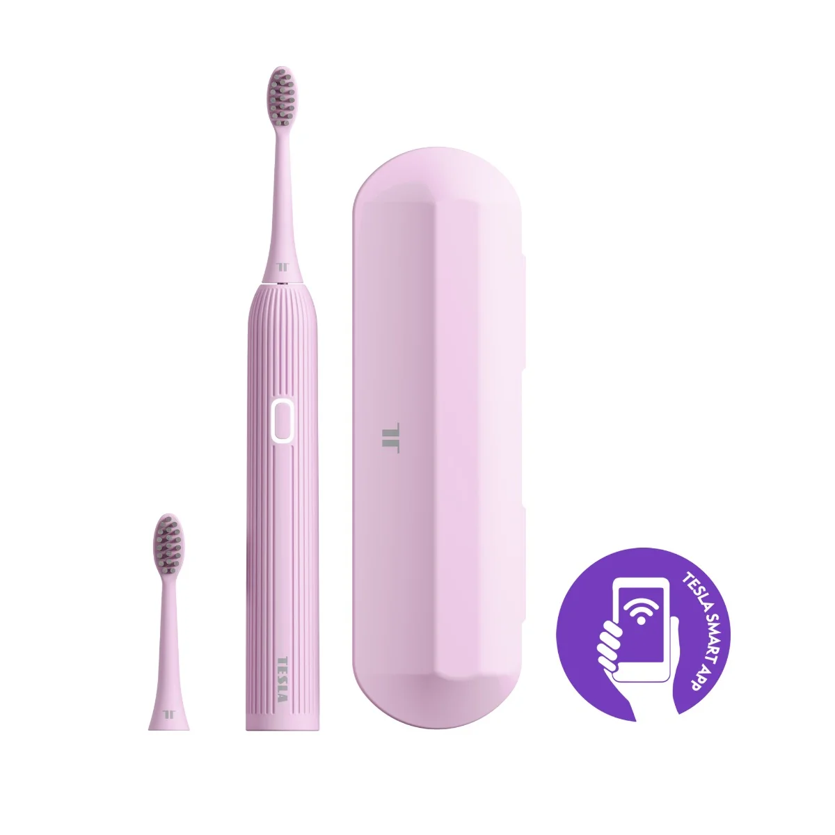 TESLA Smart Toothbrush Sonic TS200 sonický kartáček deluxe pink