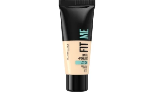 Maybelline Fit me Matte + Poreless odstín 100 Warm Ivory make-up Maybelline Fit me Matte + Poreless odstín 100 Warm Ivory make-up