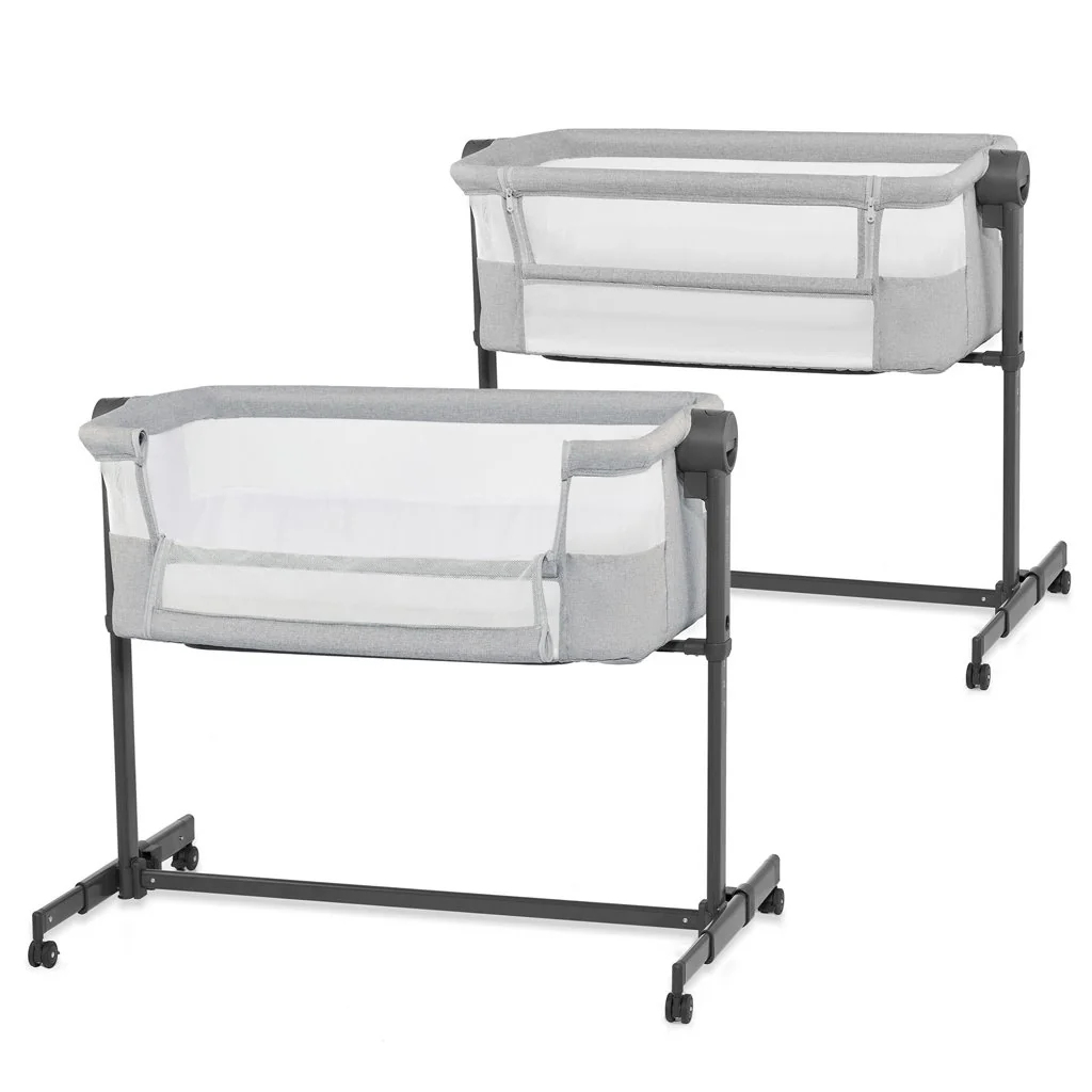 Kinderkraft Postýlka dětská polohovatelná Nestee Up2 Light Grey