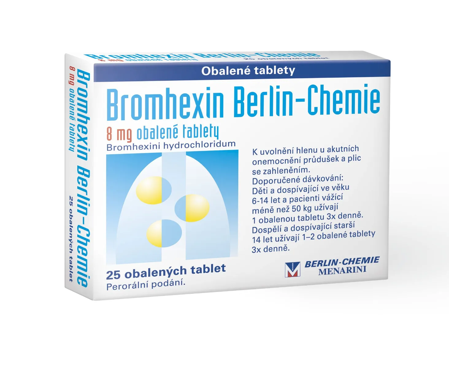Bromhexin bc 8 Berlin-Chemie 25 tablet